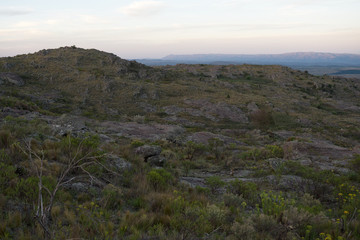 The view at Cerro Blanco reserve, near Tanti and Los Gigantes, Cordoba, Argentina
