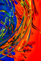 Abstract painting color water,Abstract painting color texture, color full background, 