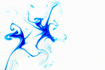 Beautiful abstract painting is a painting technique Ebru .Turkish Ebru style on the water with acrylic paints wring wave.Stylish combination of luxury.Contemporary art marble liquid texture