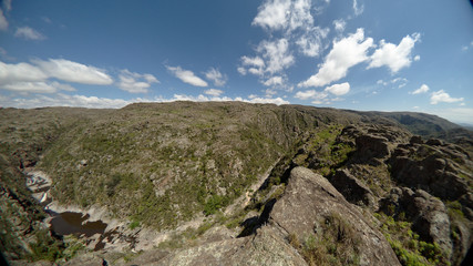 The view at Cerro Blanco reserve, near Tanti and Los Gigantes, Cordoba, Argentina