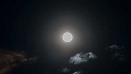 Fototapeta na wymiar Moon at night