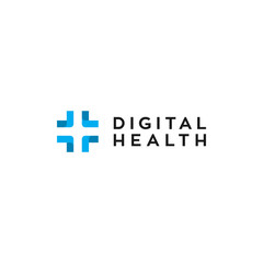 digital health logo design