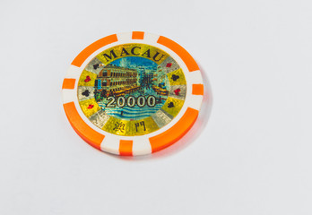Coin for the Casino in Macau.