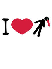 i love kotzen herz liebe lustig erbrochenes übelkeit kater alkohol saufen party feiern cool clipart