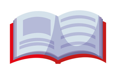 text book isolated icon