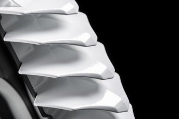 industrial lamp close-up