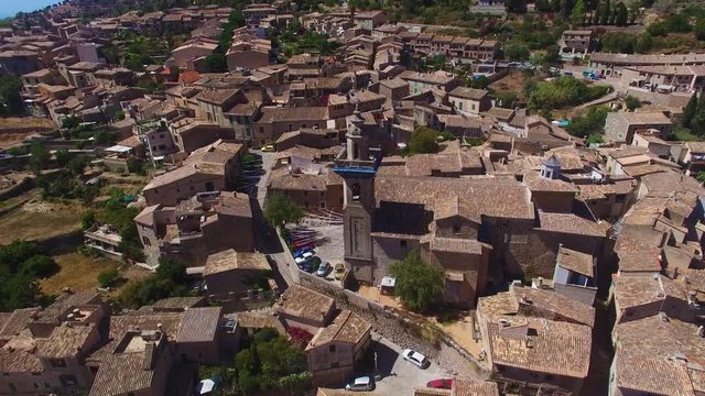Valldemossa village mallorca from above