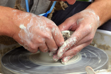 hands of a potter