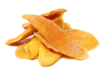 Mango. dry mango on the background