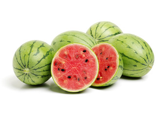 watermelon on white background 