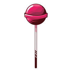 lollipop sweet pop art style