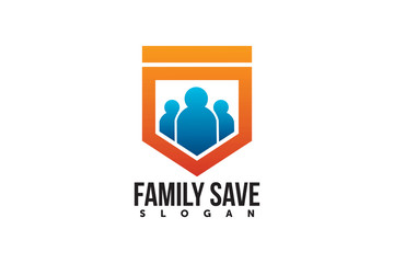 people security logo template element