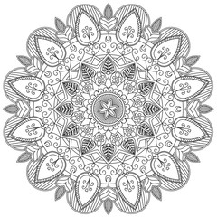 Mandala Intricate Patterns. Vintage decorative pattern.Hand drawn background.Suitable for printing on fabric and paper. Arabic, Islam,Indian, ottoman motifs.You can change the background.