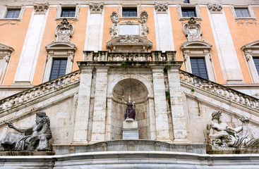 Fototapeta na wymiar Capitol Museum building in Rome