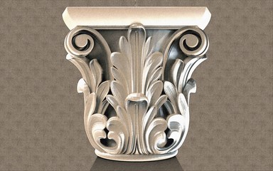 detail of an ancient column