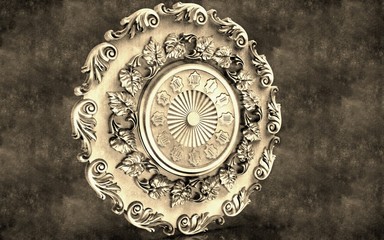 vintage background with ornament