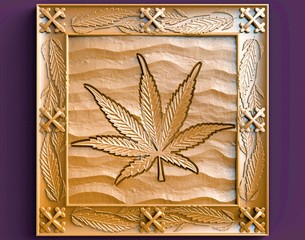 frame on vintage background