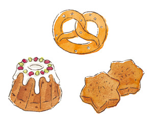ヨーロッパの焼き菓子