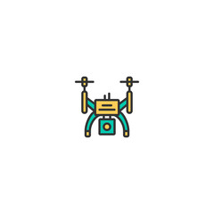 Drone icon design. Transportation icon vector design