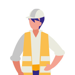 industrial worker avatar character