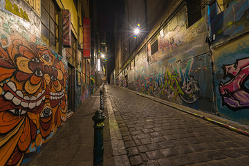 Fototapeta na wymiar Grafiti in Melbourne