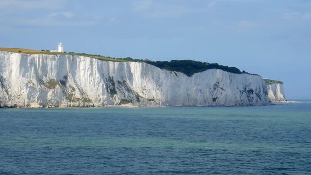 Approaching The White Cliffs of Dover from the English Channel