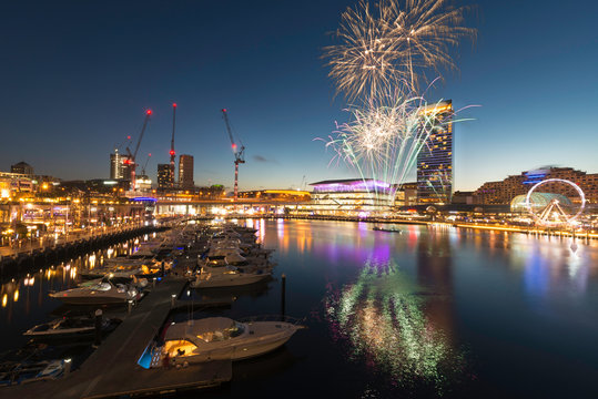 Fireworks in Darling Harbour, Sydney