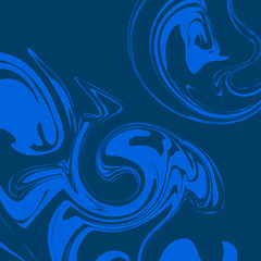 Abstract background with twirl fluid shapes. Vector illustration.