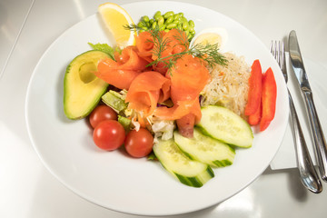Salmon salad
