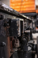 Paint shop and lighting in the large trucks and passenger cars are painted and also repaired