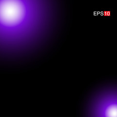 Obraz premium isolated purple Rays with lens flare, Sun flare, flare on the black background. Transparent Vector Illustration