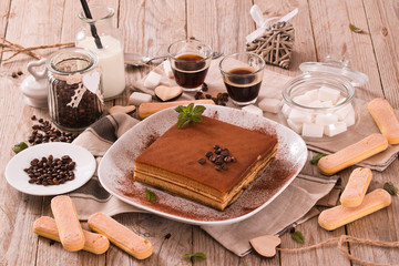 Tiramisu cake.