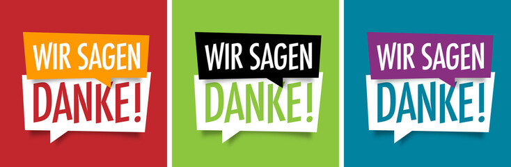 Wir sagen Danke !