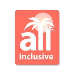 All inclusive labels icon