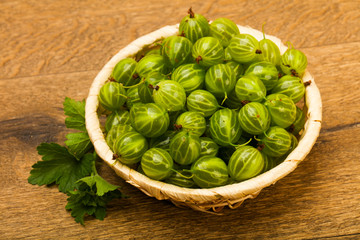 Gooseberries in the bowl