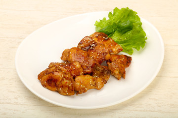 Teriyaki thighs