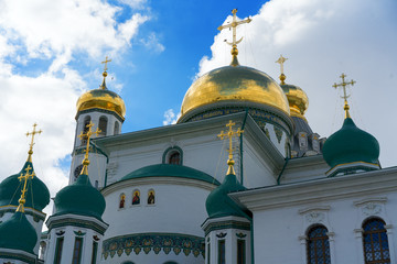 Fototapeta na wymiar The New Jerusalem Monastery, also known as the Voskresensky