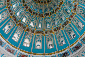 decorative elements inside the Russian Orthodox Church