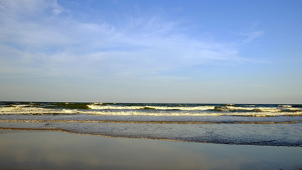 Waves of the beah in Peninsula of Malaysia