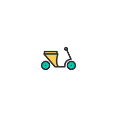 Motorcycle icon design. Transportation icon vector design