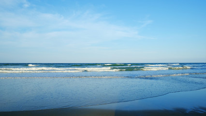 Waves of the beah in Peninsula of Malaysia