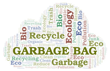 Garbage Bag word cloud.