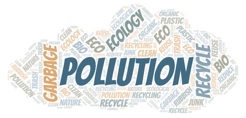 Pollution word cloud.