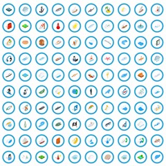 100 nautical icons set in isometric 3d style for any design vector illustration