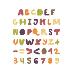 ABC Bold Vector set