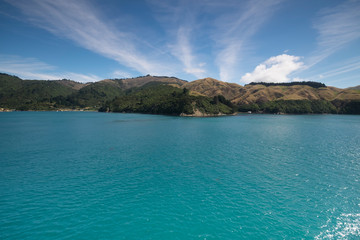 Obraz premium Mountain views, streams and lakes and plants of New Zealand