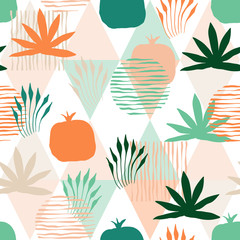 Vector Seamless Floral  Pattern