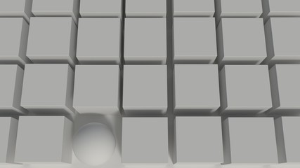 abstract background with cubes