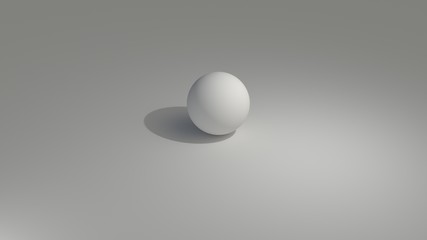 sphere on a withe background