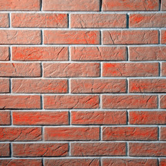 red brick wall